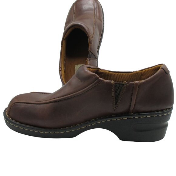 Eastland Clogs Full Slip On Tracie Women's 11W Brown Leather $90 Classic Casual - Picture 8 of 8